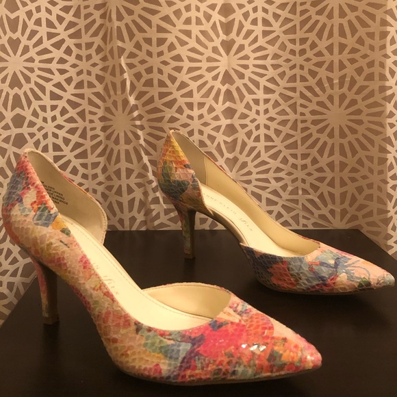 Anne Klein Iflex 8.5 Colorful Pointed Toe Heels - Picture 3 of 14